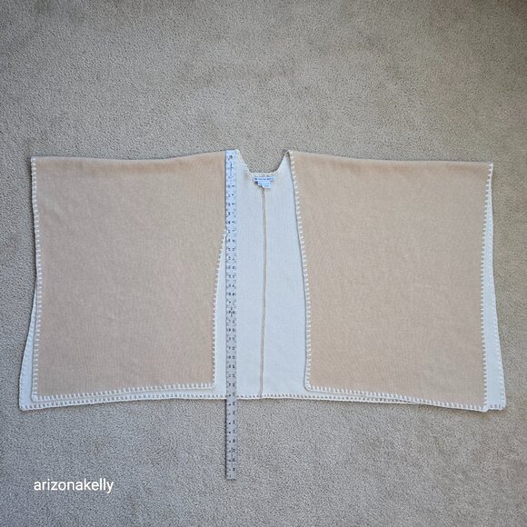 The Cashmere Project THICK Wrap Tan and Cream